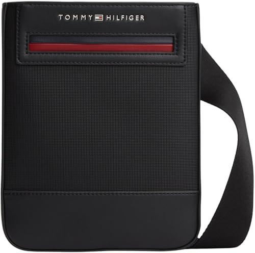 Tommy Hilfiger Th Foundation AM0AM14157 - Mini crossover da uomo, taglia unica, colore: nero