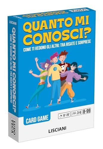 Lisciani Giochi - Ludoteca Card Game Quanto Mi conosci?, 118083