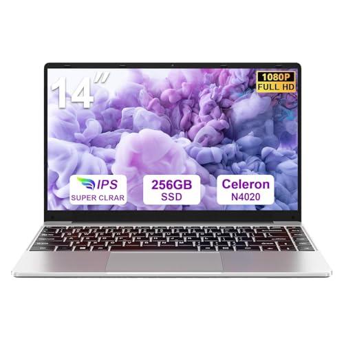 bvate 2026 PC Portatile 14 Pollici Laptop Win 11 256 GB ROM N4020 2.4G+5G