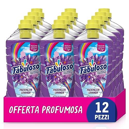Fabuloso Detersivo Pavimenti Lavanda 950ml | Detergente Multiuso | 100% Pulizia Istantanea | Profumo per 24 ore | Formula Biodegradabile al 98% | 99% Ingredienti di Origine Naturale*
