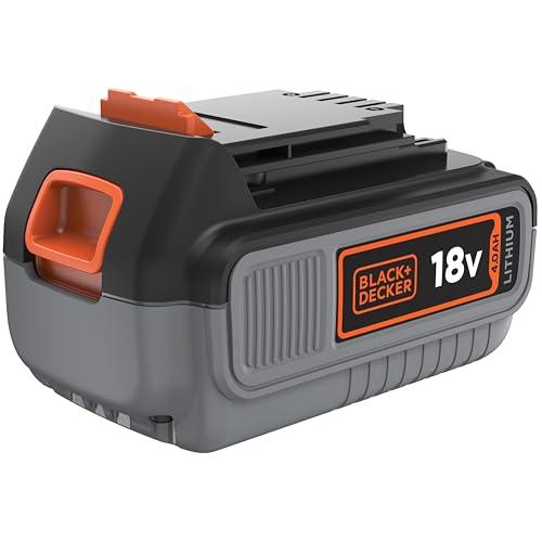 BLACK+DECKER, BATTERIA AL LITIO 18V - 4.0Ah: PER GAMMA BDCHD18 - BDCDD186 - BDCDC18 - EGBHP188 - EGBL188 - EGBL18 - ASL188 - ASD184 - BDCJS18 - HP188F4LBK Type3.BL4018-XJ