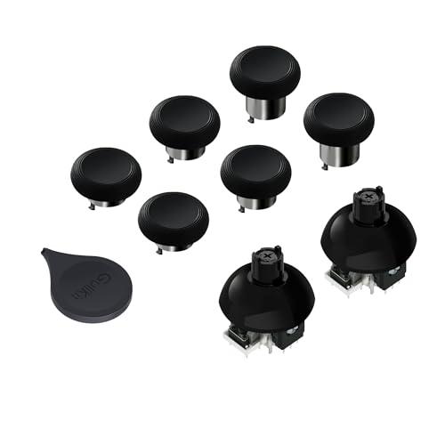 GuliKit Joysticks Replacement Module, 720° Adjustable TMR Magnetic Joystick Replacement Kit, for PS5 DualSense/DualSense Edge Controller, Anti-drift Stick Repair Module with 3 Pairs Thumbstick Cap
