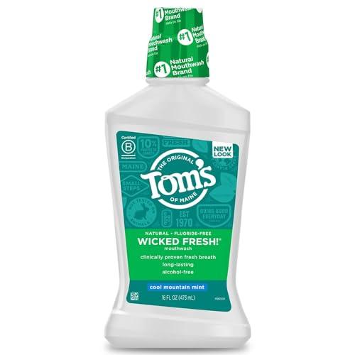 Tom's of Maine Wicked Fresh! Mouthwash Cool Mountain Mint 16 oz by Tom's of Maine