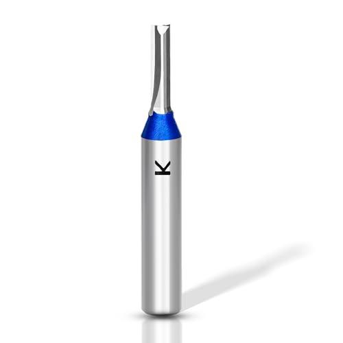 ASNOMY Fresa per scanalature da 4 mm, gambo da 8 mm, in metallo duro, fresa dritta per legno, set di punte per fresa per la lavorazione del legno