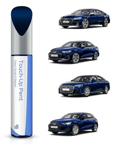 PARTS4EV LX5H/2D Blu Navarra Metallizzato - Vernice per ritocchi, corrispondenza esatta per Audi TT/S6/TTS Quattro/S7/S8/A3/S3 - Per coprire graffi e scheggiature