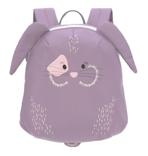 Lässig Piccolo zaino per bambini per la scuola materna con cinturino da 2 anni, 20 x 9 x 24 cm, 3,5 L, Viola (Bunny)