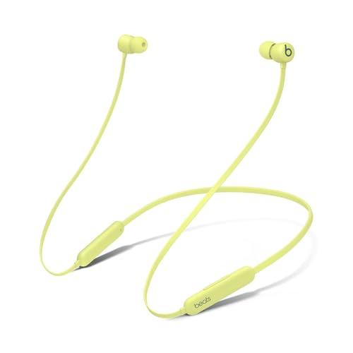 Beats Auricolari Flex wireless – Chip per cuffie Apple W1, auricolari magnetici, Bluetooth di Classe 1, 12 ore di ascolto – Yellow