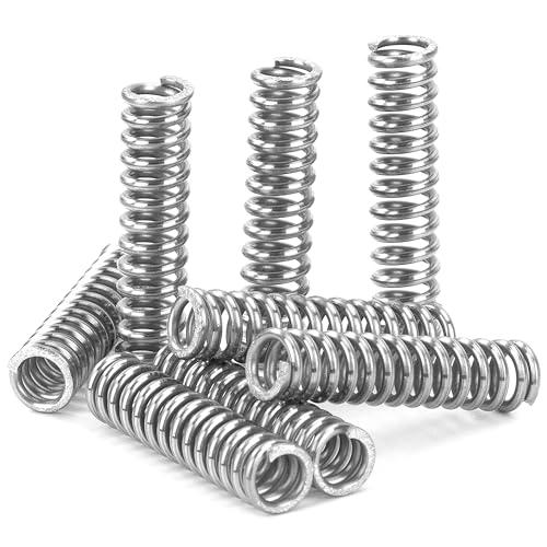 GUNGY Molle Compressione 25mm Molla in Acciaio Inossidabile 304 Diametro Filo 1mm Diametro Esterno 6mm Forza Molla 4,5kg 20 Pezzi