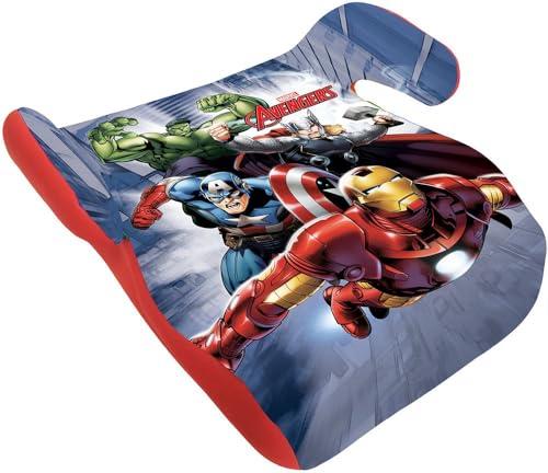 Tataway seggiolino alzatina auto bimbi Marvel Avengers i-Size ECE R129, Rialzo bimbi 126-150 cm, 22-36 kg, 6-12 anni, gruppo 3, leggero e facile da trasportare - sfoderabile e lavabile