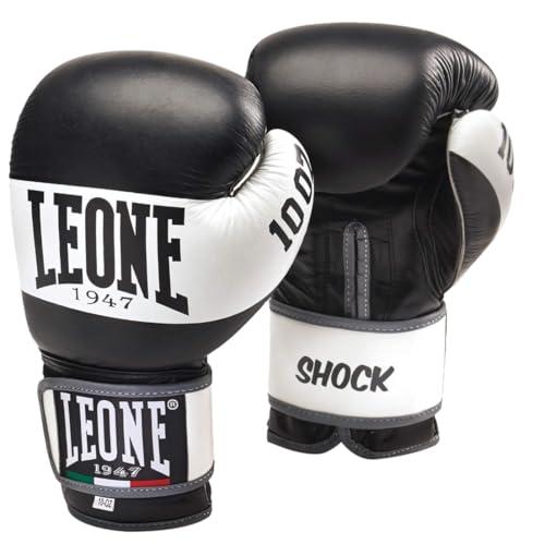LEONE 1947, Shock Guanti Boxe, Unisex - Adulto, Nero, 10 OZ, GN047