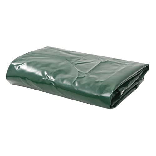 vidaXL Telone 650 g/m² 3x4 m Verde PVC Telo Protezione Copertura Protettiva