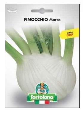 Sementi orticole di qualità l'ortolano in busta termosaldata (160 varietà) (FINOCCHIO MARCO)