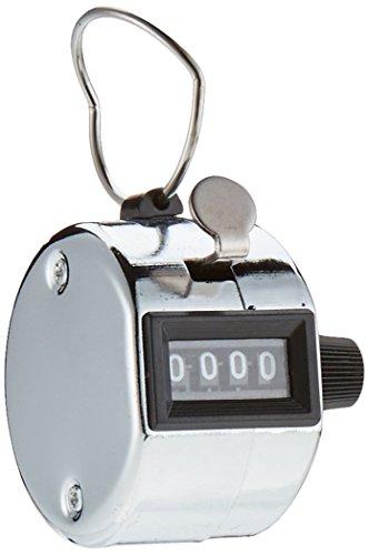 contatore contapersone Manuale in Metallo - Counter Portatile Conta Persone contacolpi contagiri - clicker Meccanico con Anello