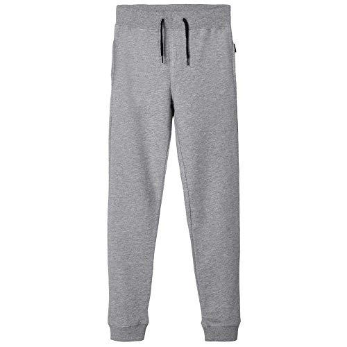 Name It Nkmsweat Pant Unb Noos, Pantaloni Sportivi Bambini e ragazzi, Grigio (Grey Melange), 128