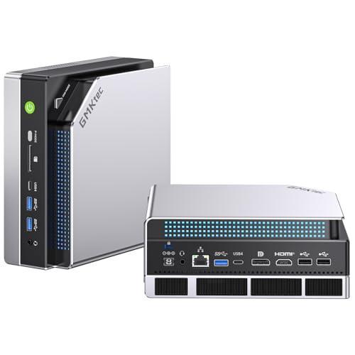 GMKtec EVO-X2 AI Mini PC AMD Ryzen AI MAX+ 395 (16C/32T, fino a 5,1 GHz), 126 TOPS, 96 GB di RAM DDR5, SSD M.2 PCIe 4.0 X4 da 2TB, Mini Gaming PC con scheda grafica 8060S | WiFi 7 | USB 4.0 | 2.5G LAN