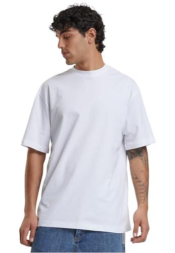 URBAN CLASSICS Maglietta Uomo a Maniche Corte, Tall Tee Oversize in Cotone, Spalle Morbide e Scollatura a Girocollo, Taglie Forti Disponibili