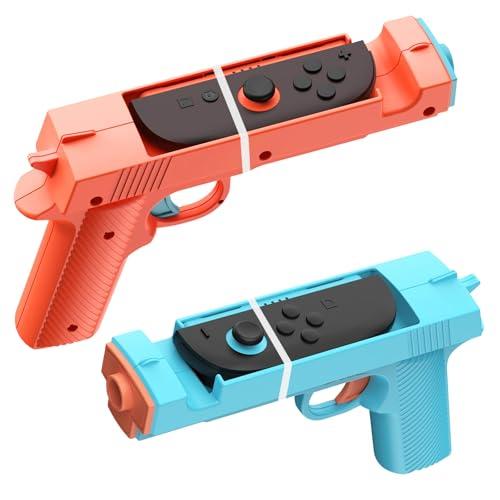 Sehawei 2 pezzi Pistola da Gioco per Switch 2 Joycon,manopole di ricambio Joy Cons per Splatoon 2/Splatoon 3 e Switch Shooting Games (Non per Switch 2017)