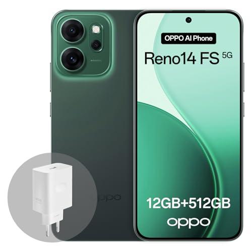 OPPO Reno14 FS 5G 12+512GB, Smartphone Android Sbloccato AI, Display 6,57