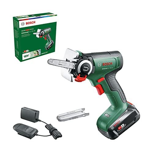 Bosch Home and Garden Microsega a batteria NanoBlade UniversalCut 18V-65, 1 Batteria, (rapido taglio mano libera in Legno e Plastica; profondità di max. 65 mm; 18 Volt; 1 da 2.5 Ah caricabatteria)