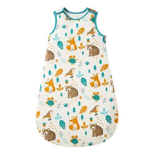 Mosebears Mosbears Sacco nanna invernale per bambini, 2,5 Tog, 100% cotone, diverse dimensioni dalla nascita fino a 24 mesi, adatto per tutto l'anno