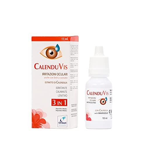 Calenduvis Gocce Oculari con Estratto di Calendula per Occhi Irritati - 15 ml