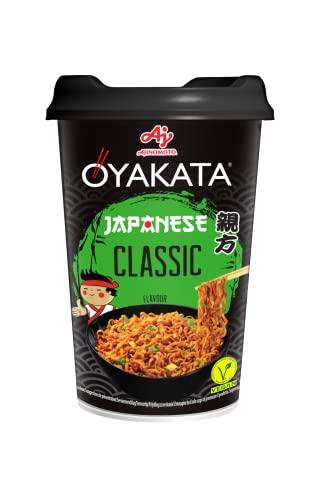 Ajinomoto, Oyakata Soba Cup Noodles Classic, Noodles Istantanei al Gusto Classico, Pronti in 3-4 Minuti, Condimento a Base di Salsa di Soia e Spezie Asiatiche, Snack o Pranzo Veloce e Saporito, 93 g