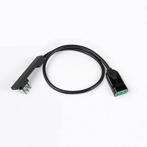 FANTON 92001 Prolunga lineare CLOCK 0,5 m. spina italiana SALVASPAZIO ultrapiatta 2P+T 10A - presa italiana 2P+T 10A - NERA