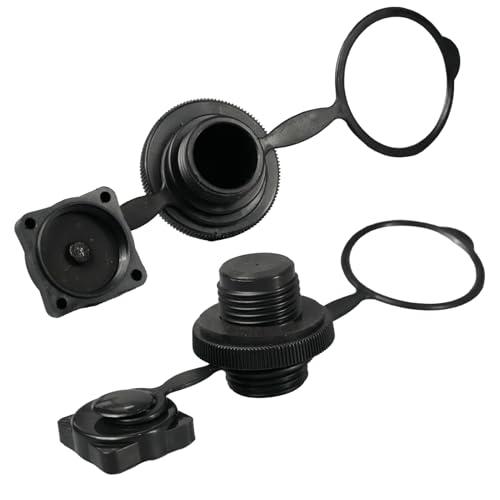 2 Pez Valvola Dell'aria Gonfiabile per Barche, Set di 2 Pezzi, Valvole a Vite Unidirezionali Anti-Perdite in ABS per Kayak, Gommoni e Barche da Piscina, Compatibilità Universale, Durevoli e Resistenti
