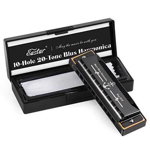 Eastar Major Blues Harmonica，Black，Key Of C