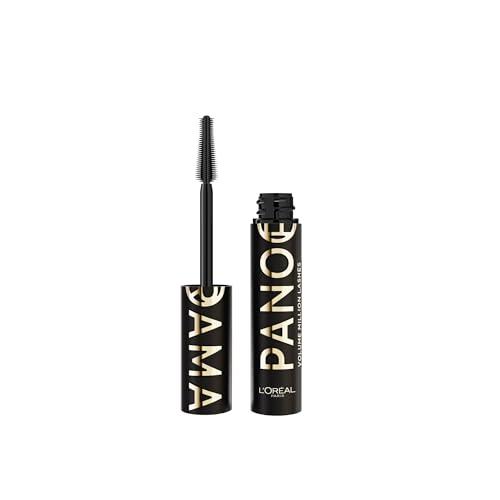 L'Oréal Paris Mascara Volumizzante, Ciglia a Ventaglio e Sguardo Intenso, Senza Grumi e Sbavature, Adatto a Occhi Sensibili, Con il 5% di Complesso Stretchflex, Panorama, Tonalità: All Night Black