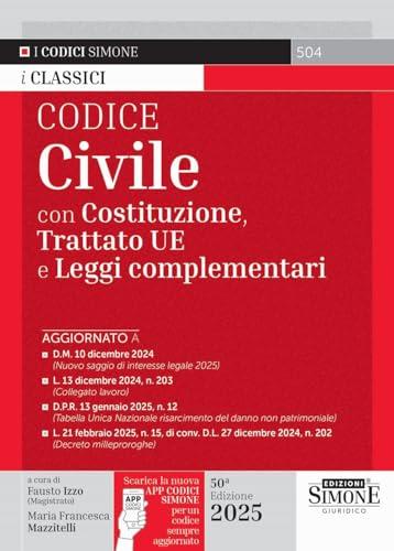 Codice Civile con Costituzione, Trattato UE e Leggi complementari