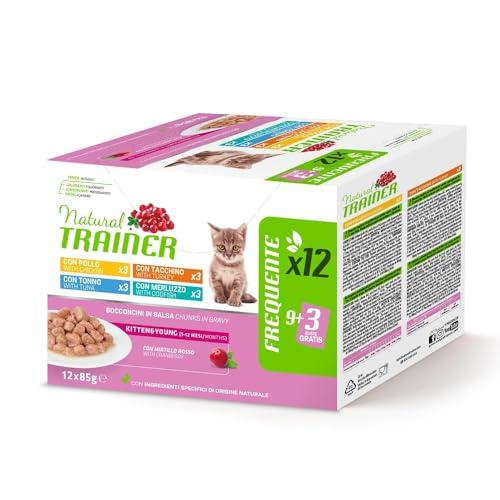 Natural Trainer Cibo Umido per Gattino Multipack Kitten 12 x 85