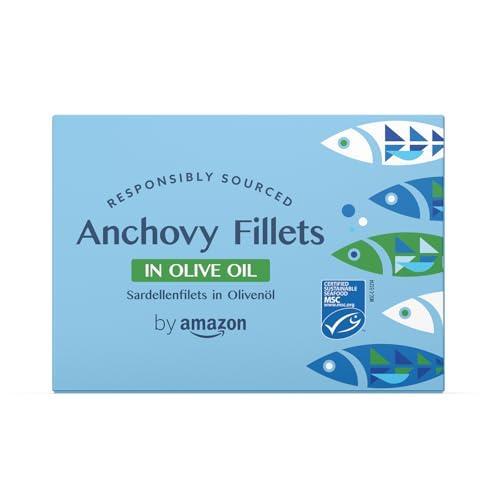 by Amazon MSC Filetti Di Acciughe All'olio Di Oliva, 6x50g