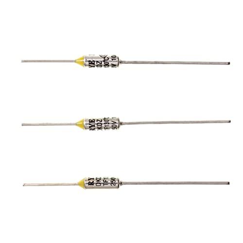 HUABAN 10 Pezzi Fusibile termico per la temperatura del metallo RY130 130 ℃ 10A 250V