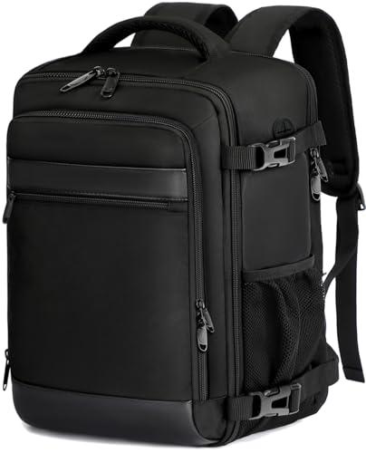 KLOSTAIN Zaino Ryanair 40x30x20 Bagaglio a Mano Cabina Aereo Under Seat Approvato per EasyJet Wizz Air Eurowings Zaino da Viaggio 24L Porta Computer 15,6 Pollici Nero