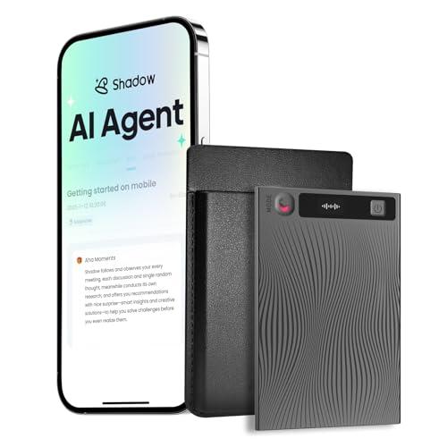 Mobvoi TicNote Registratori vocali digitali AI con Memoria da 64 GB, con Custodia, Controllo App, Oltre 100 Lingue, Trascrizione e Riepilogo con AI Shadow, Registratore Audio Digitale per Telefonate