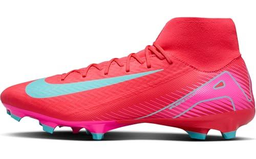 NIKE Mercurial Superfly 10 Academy, Sneaker Uomo, Ember Glow/Aurora Green, 45 EU