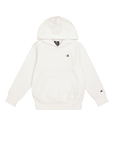 Champion Legacy Legacy Basics B - Ultralight Powerblend Fleece Felpa con Cappuccio, Bianco, 11-12 Anni Bambino FW23
