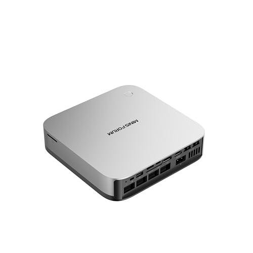 MINIS FORUM AI X1 Pro Mini PC, Ryzen AI 9 HX370 (12 core/24 fili, fino a 5,1 GHz) e Radeon 890M, 32 GB DDR5, 1 TB PCIe 4.0 SSD,4K Quad, Dual LAN 2.5/WiFi 7/BT 5.4/Oculink