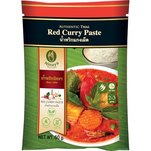 NITTAYA - Pasta di curry rosso (vegan) - (1 X 400 GR)