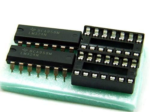 POPESQ® 2 pz. x LM324N con Zoccolo #A480