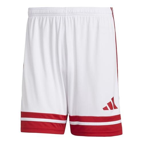 adidas Homme SQUADRA25 Short, White/Team Power Red 2, M