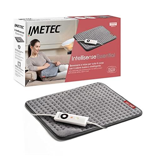Imetec Intellisense Essential, Termoforo Multiuso, Cuscino Termico, 40x35 cm, Tessuto Anallergico, 5 temperature, Electro Block di sicurezza, Lavabile in lavatrice