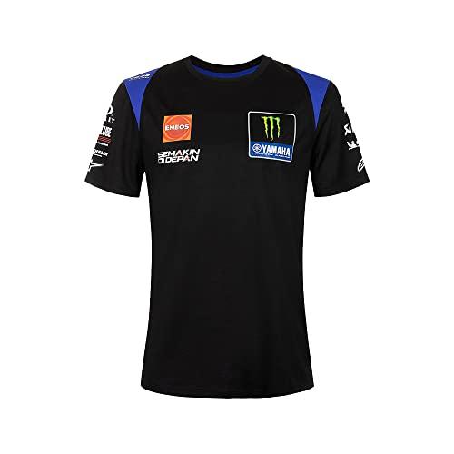 VR46 T-Shirt Replica Yamaha Monster Team,Uomo,XXL,Nero
