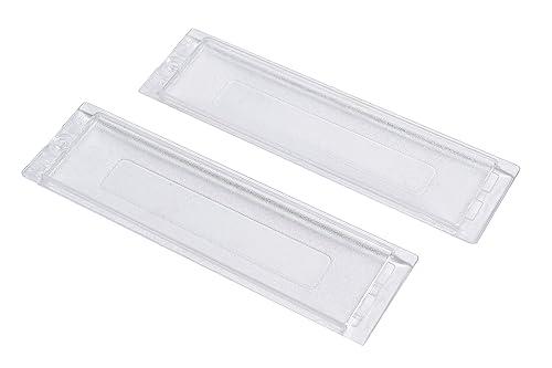 ERICAMBI®, Kit x2 Pezzi Plafoniera Illuminazione Diffusore Cappa Aspirante, Compatibile con Faber Elica Franke, Dimensioni: 178x50 (mm) Ricambio Originale 1330016910