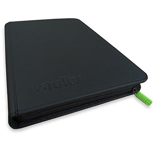 Vault X Raccoglitore per Carte in Exo-Tec di Alta Qualità con Zip – 9 Tasche per Pagina – Album per 360 Carte o Figurine – Per Giochi di Carte Collezionabili