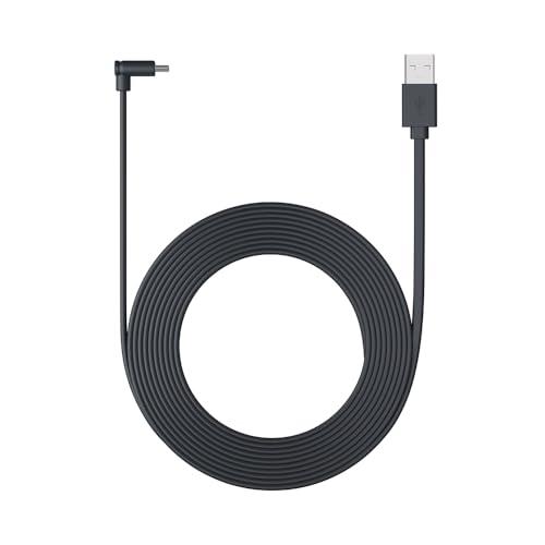Cavo di alimentazione Ring da USB-A a USB-C da 3 m, compatibile con Indoor Camera Plus, nero