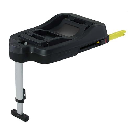 Kinderkraft Mink FX - Base per seggiolino auto, base Isofix, compatibile con Mink PRO i-Size 40-75 cm, installazione rapida, indicatori di installazione corretti, nero