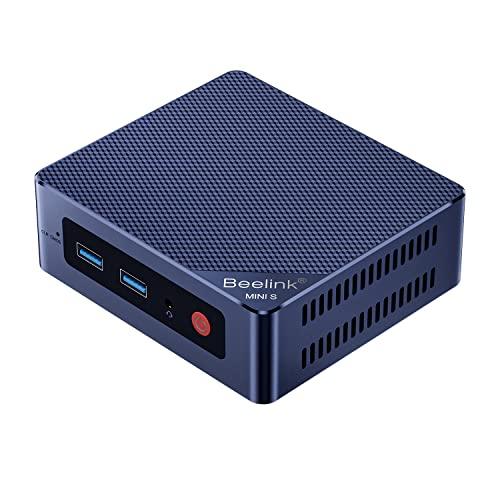 Beelink MINI S12 PRO Mini PC, Intel Processore N100 (4C/4T, fino a 3.4Ghz), 12G LPDDR5 512G M.2 SSD, 2.5G LAN/25W TDP/WiFi 6/BT5.2