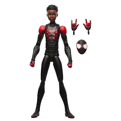 Spider-Man Hasbro Marvel Legends Series, Miles Morales, action figure ispirata al film Into the Spider-Verse da 15 cm collezionabile per adulti